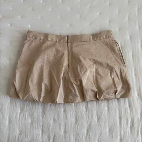 Zara Tan Bubble Skirt - Picture 3 of 4
